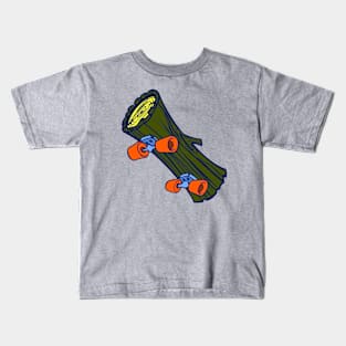 Log Skateboard Kids T-Shirt